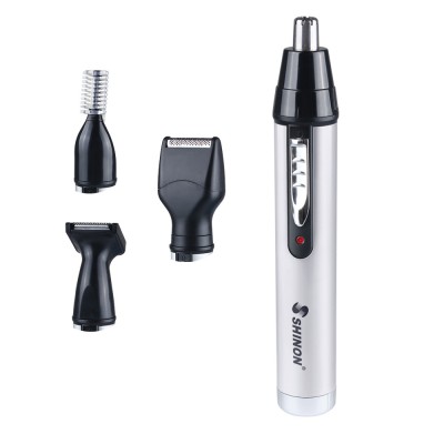 SHINON 4 IN 1 Electric Trimmer for men Rechargeable LED Light Nose&Ear Hair Trimmer Moustache Groomer Eyebrow