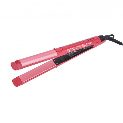 SHINON 2 in 1 Multi-functional Hair Beauty Set Straightener Curler Low Price