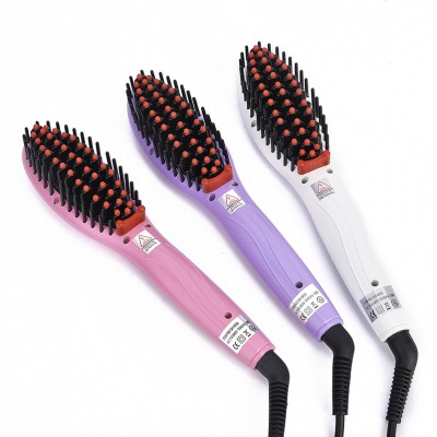 SHINON Hot Air Electric Straightener Brush Styler Hair Comb