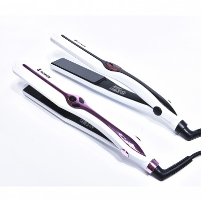 SHINON Hair Straightener Ceramic Coating Plates LED Lights