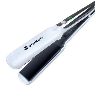 SHINON Wet and Dry Hair Straightener LCD Panel Ceramic Coating New Arrival